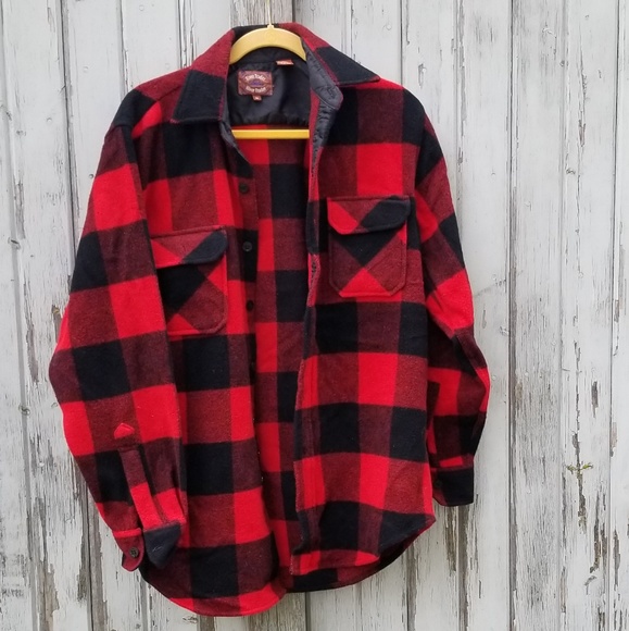 River Trader Other - Buffalo Plaid Wool Flannel Vintage Shirt